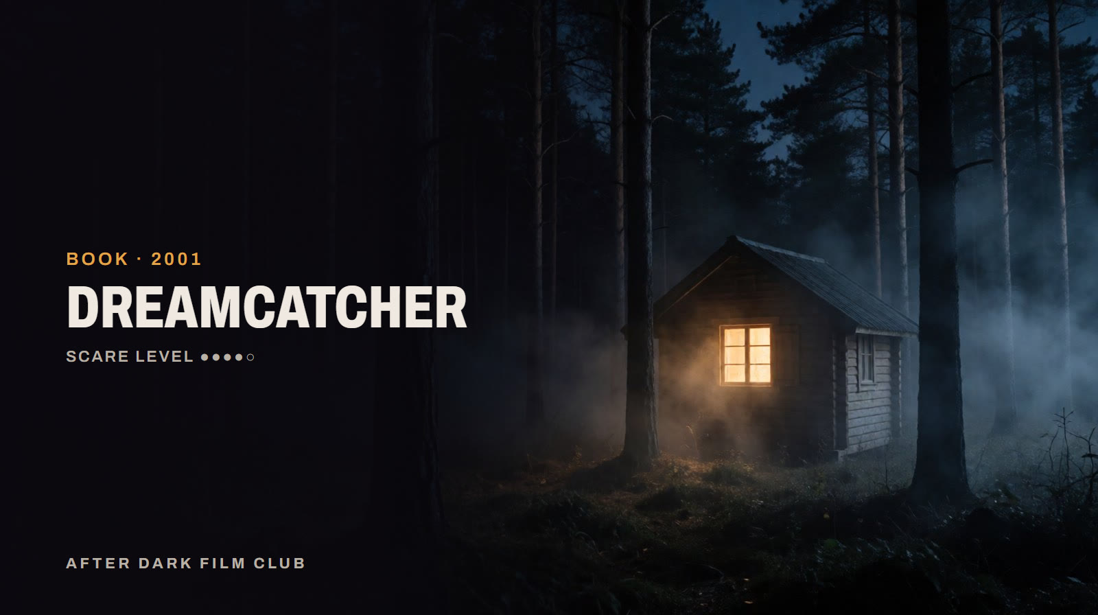 Dreamcatcher, an After Dark title card