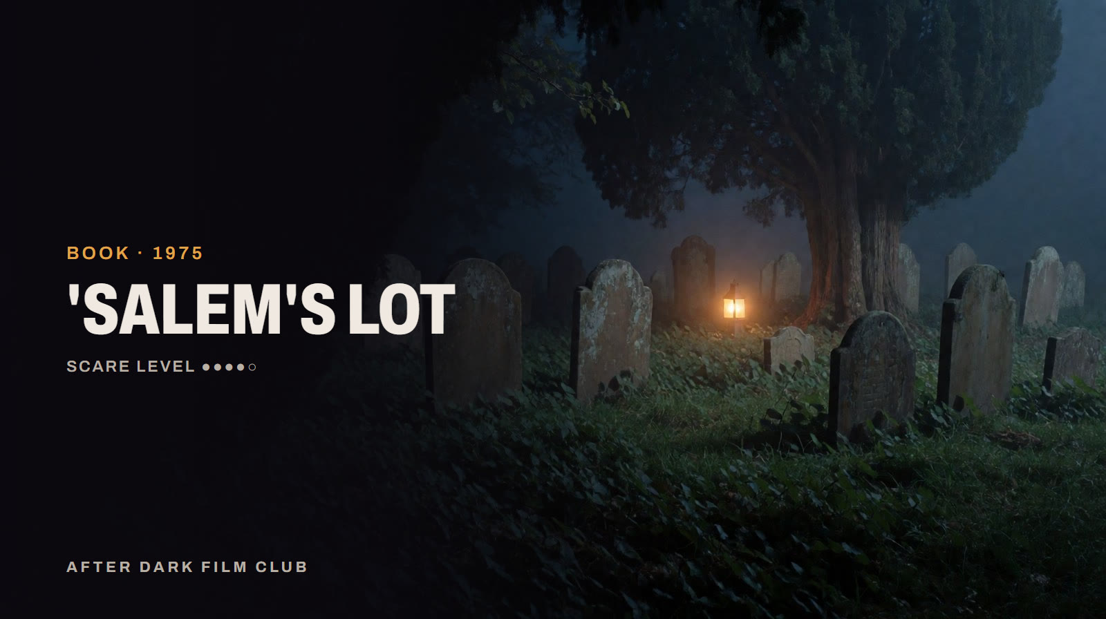'Salem's Lot, an After Dark title card