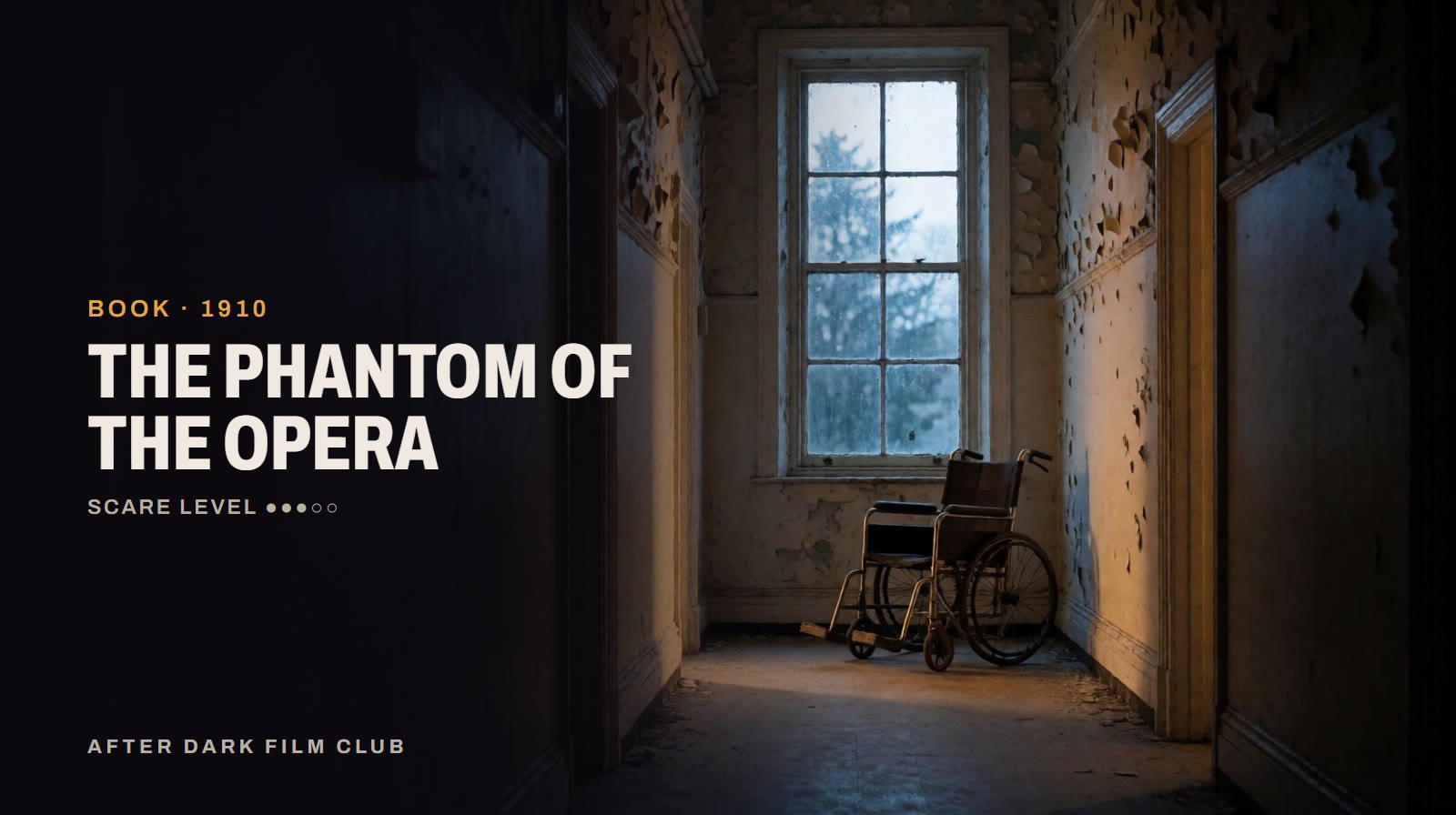 The Phantom of the Opera, an After Dark title card