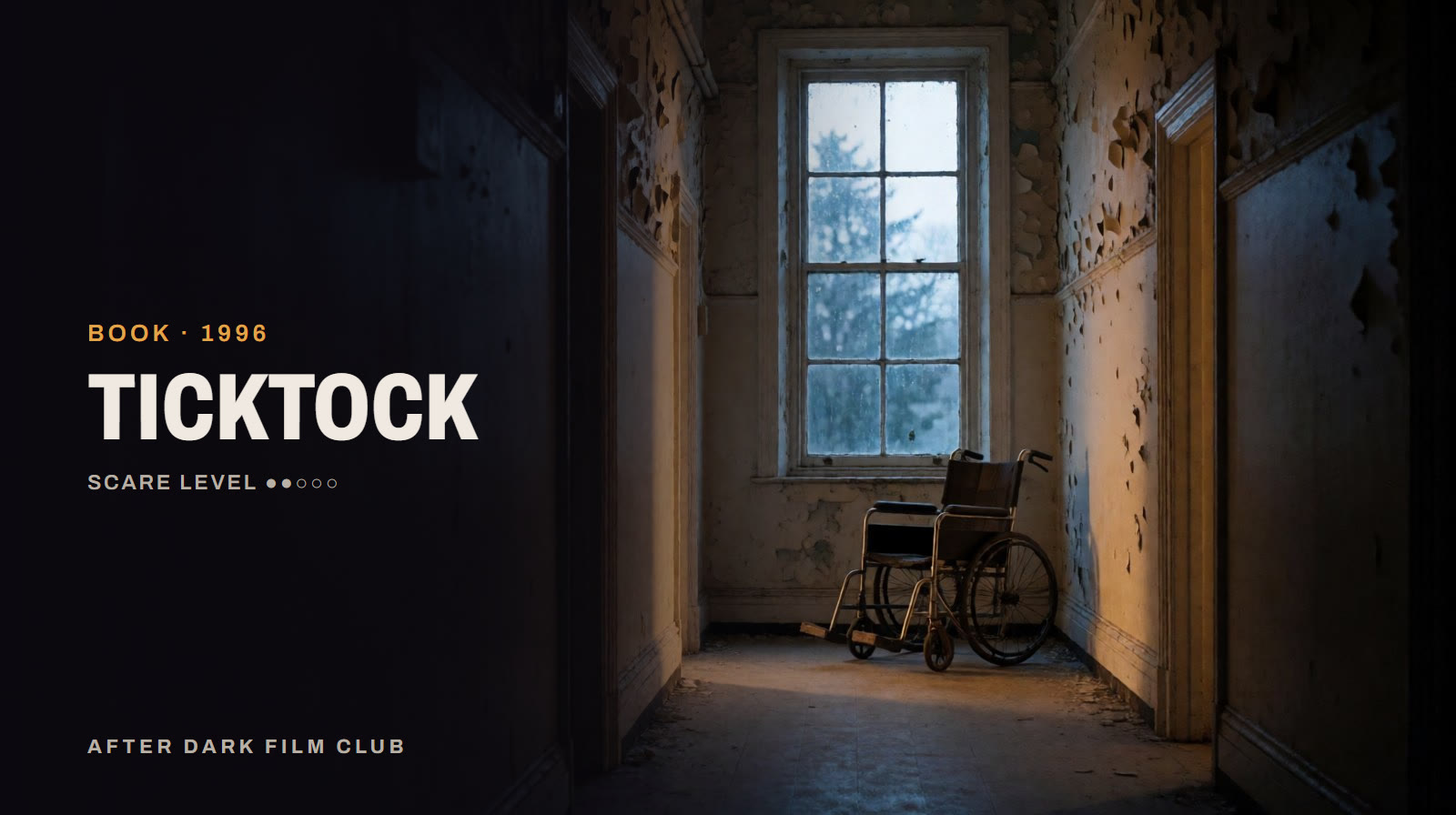 Ticktock, an After Dark title card