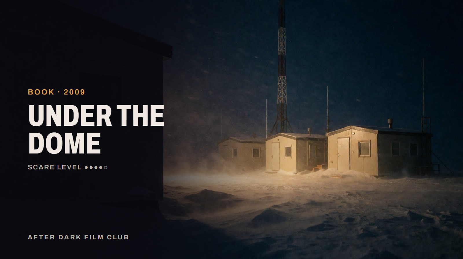 Under the Dome, an After Dark title card