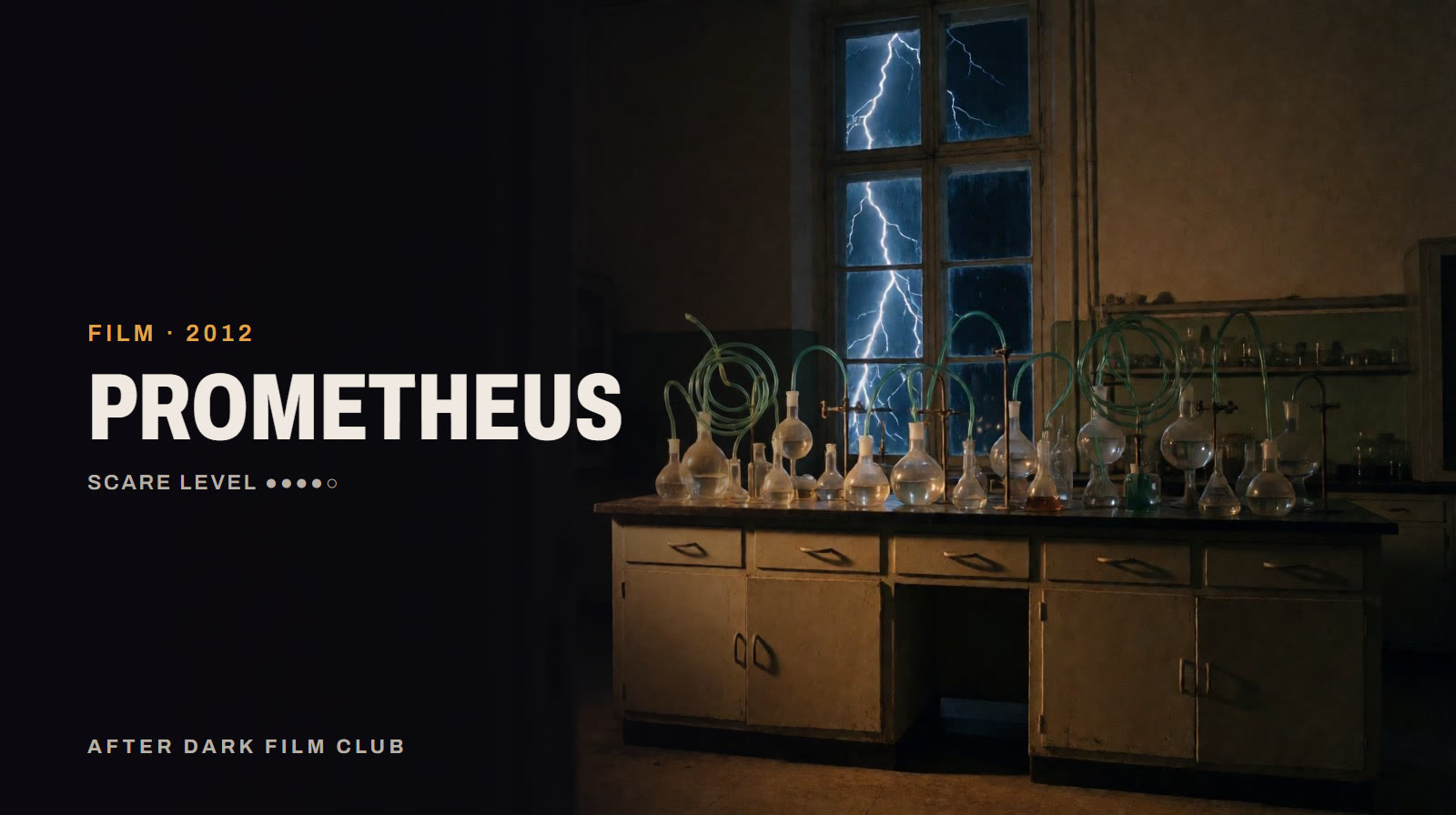 Prometheus, an After Dark title card
