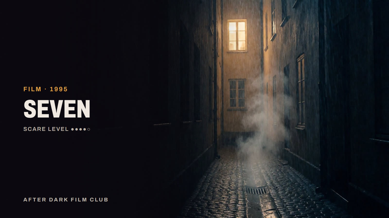 Seven, an After Dark title card