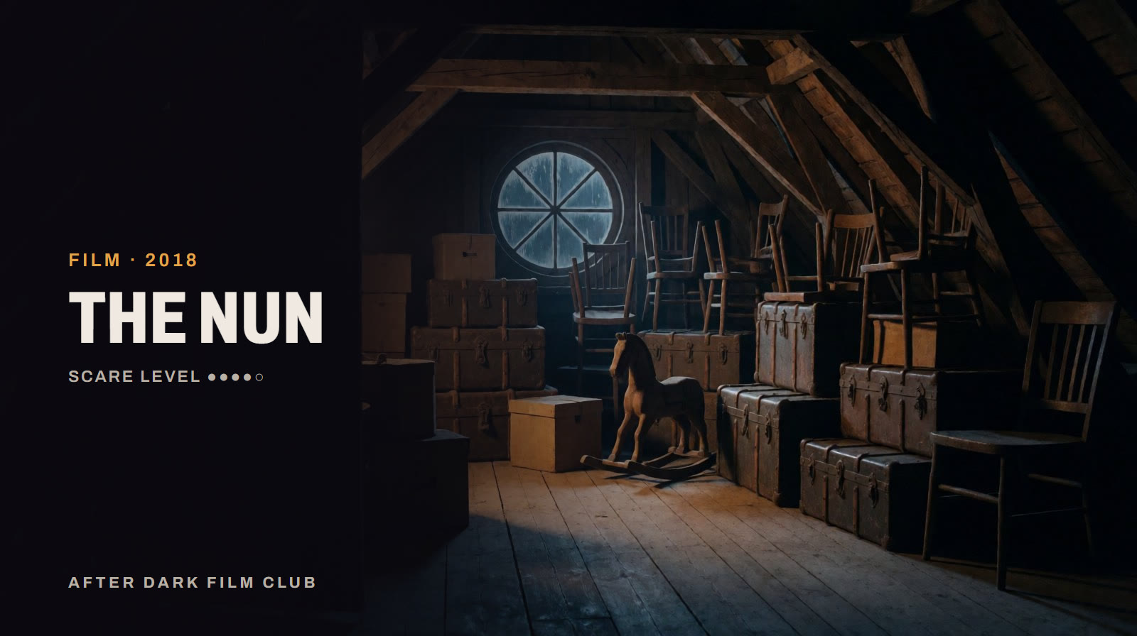 The Nun, an After Dark title card