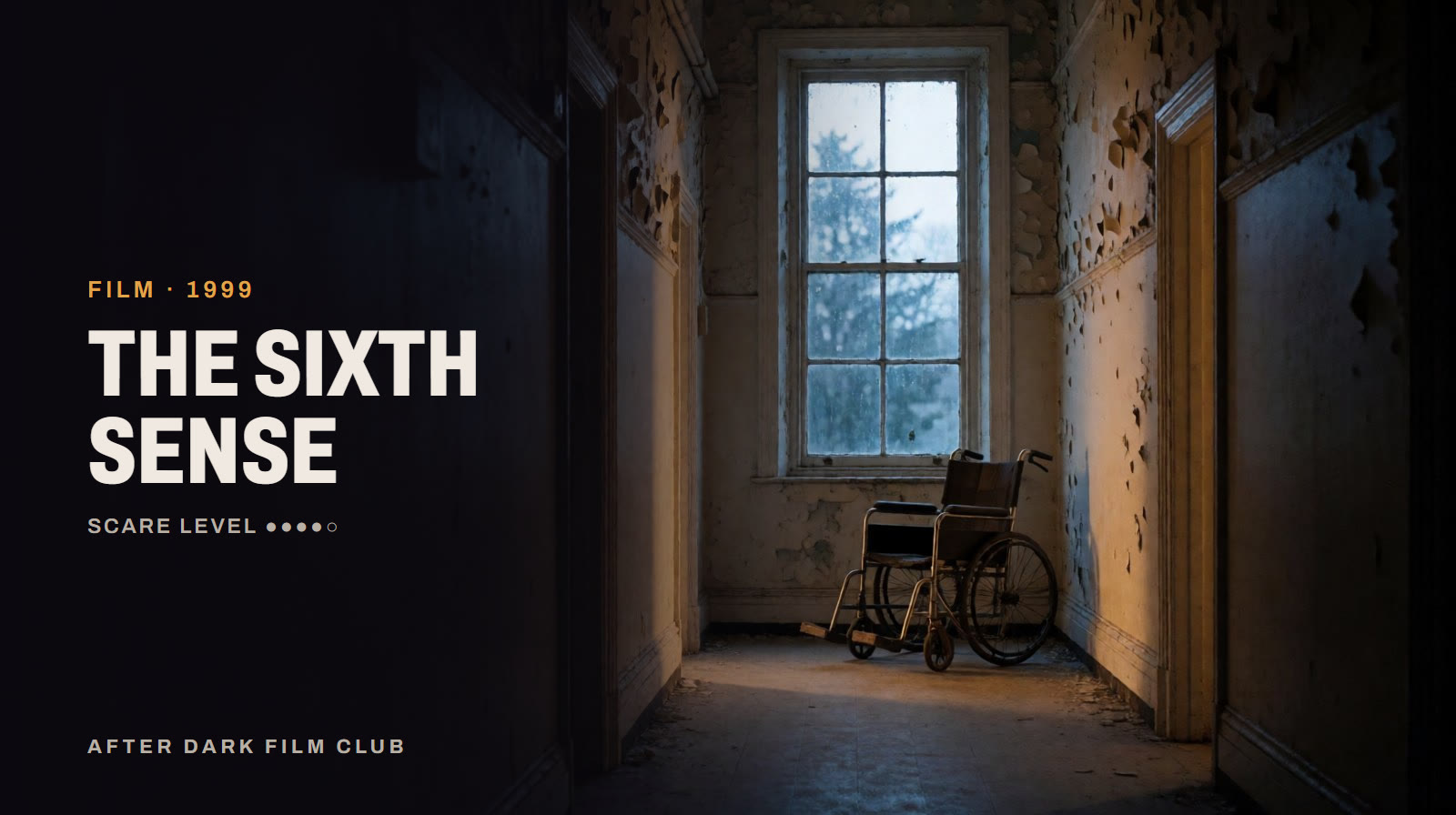 The Sixth Sense, an After Dark title card