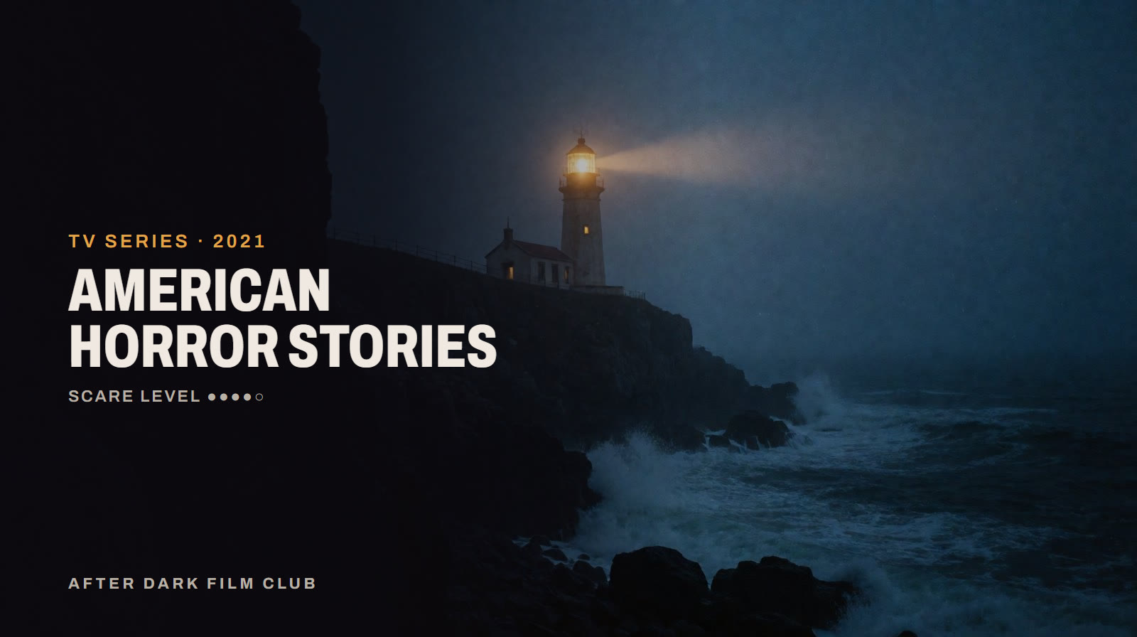 American Horror Stories, an After Dark title card