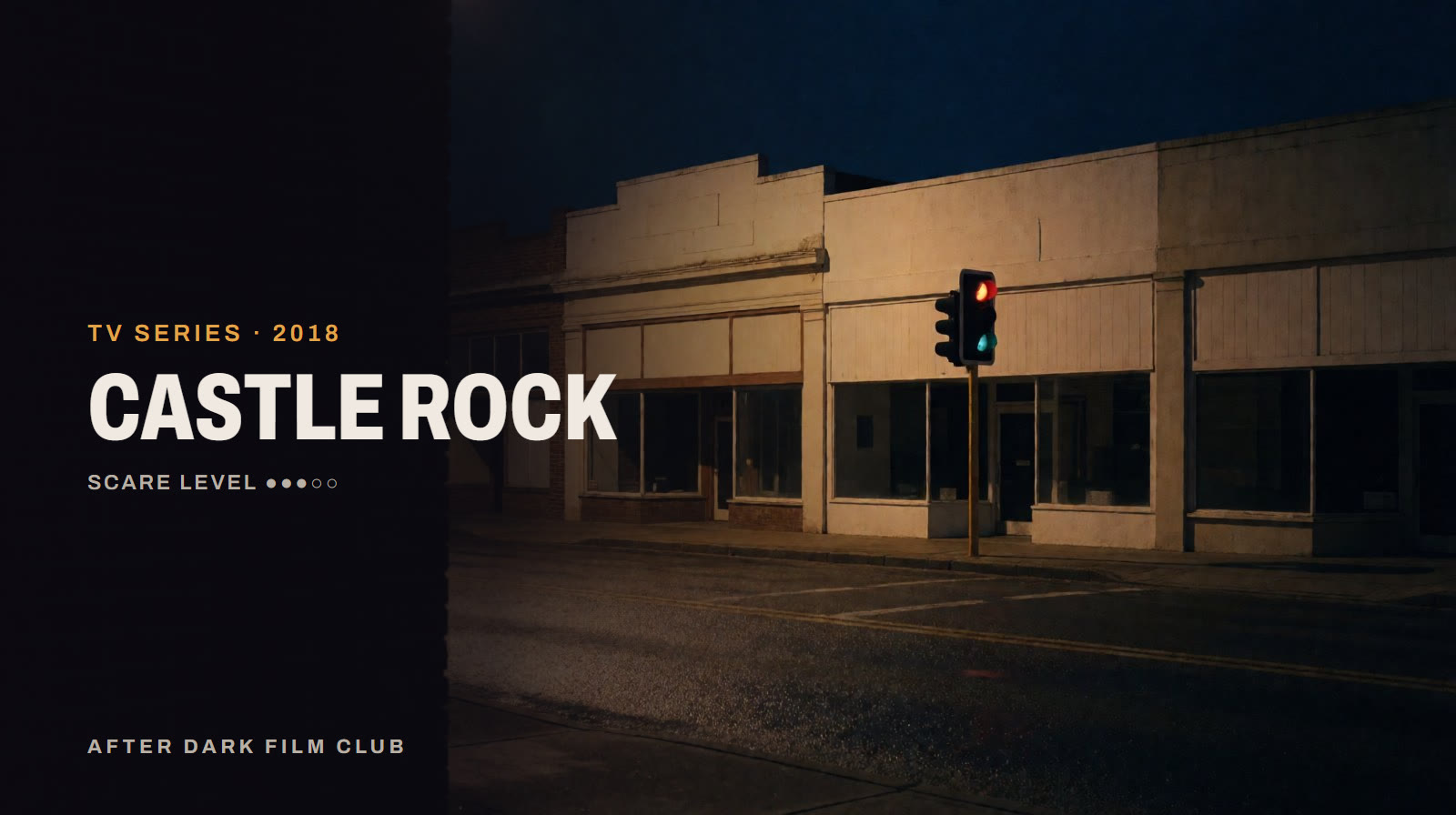 Castle Rock, an After Dark title card