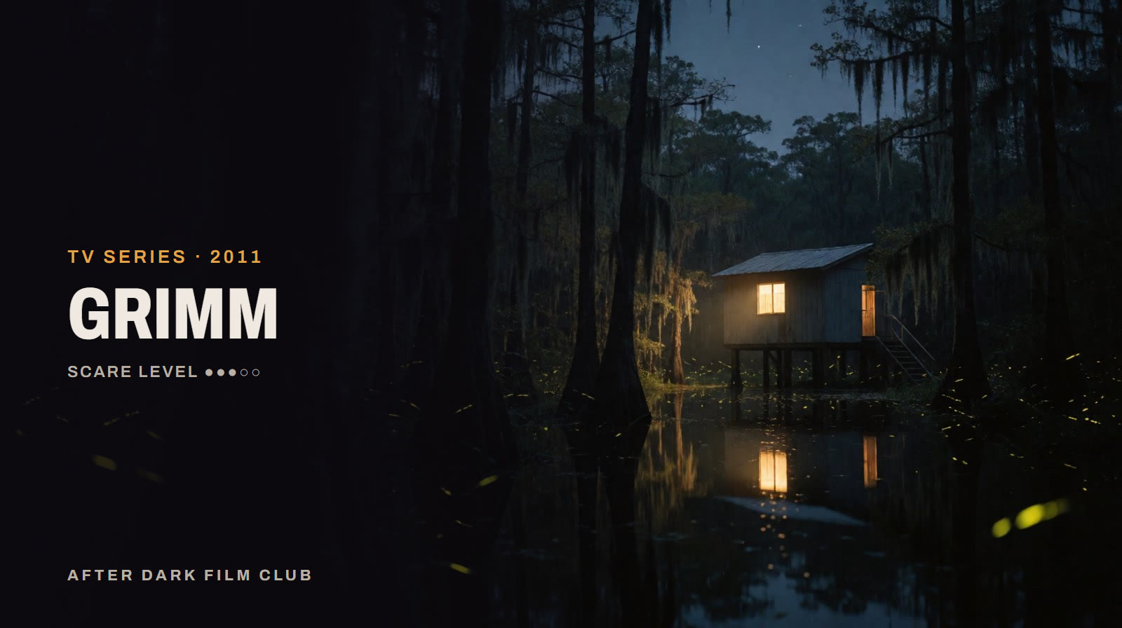 Grimm, an After Dark title card