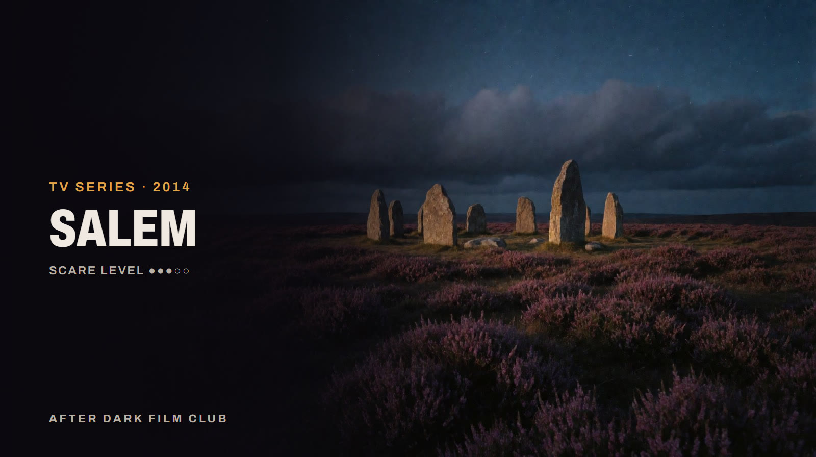 Salem, an After Dark title card